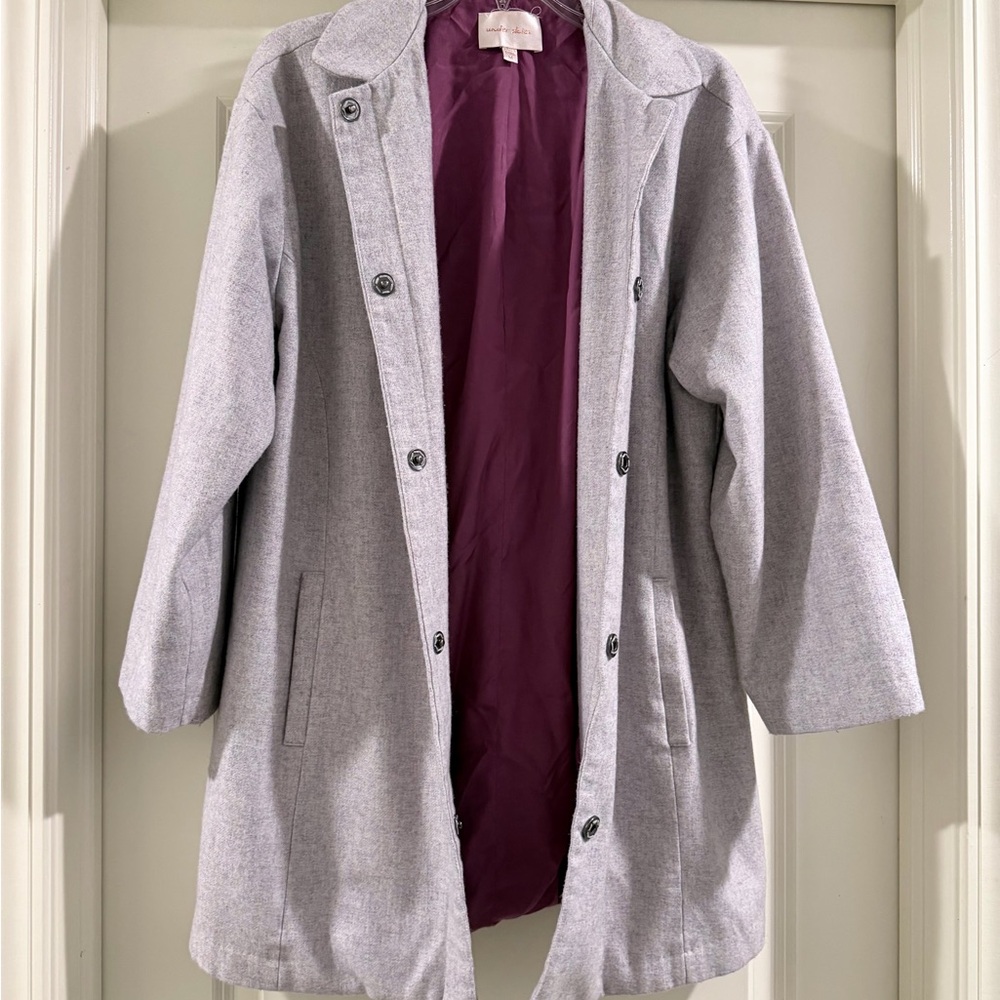 Anthropologie Under Skies Gray Women's Coat